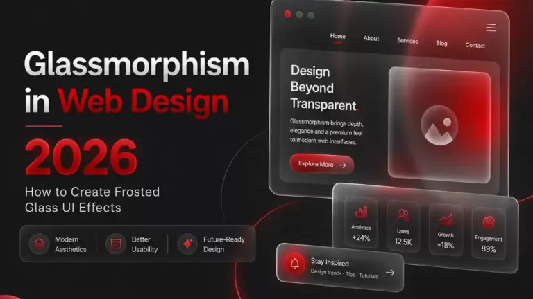 Glassmorphism in Web Design 2026: How to Create Frosted Glass UI Effects